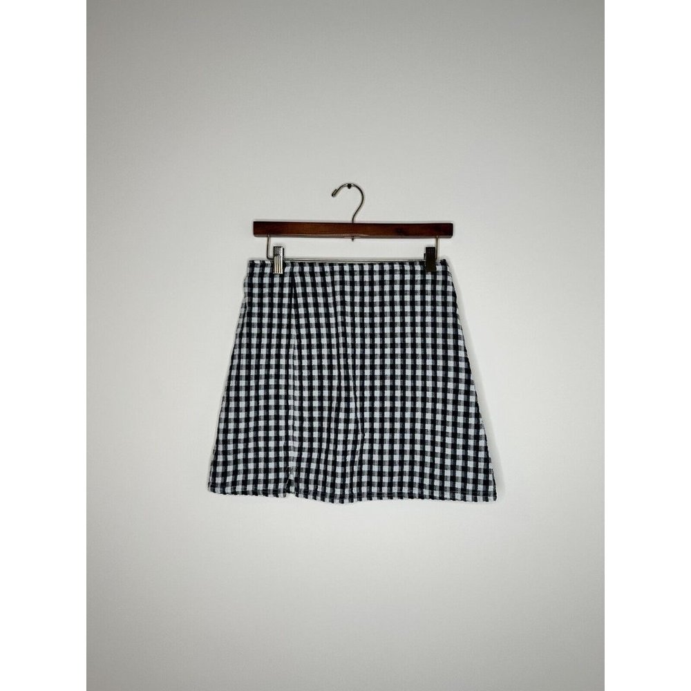 American Eagle Women's Size Small Plaid Multicolor Lined Zip Skirt